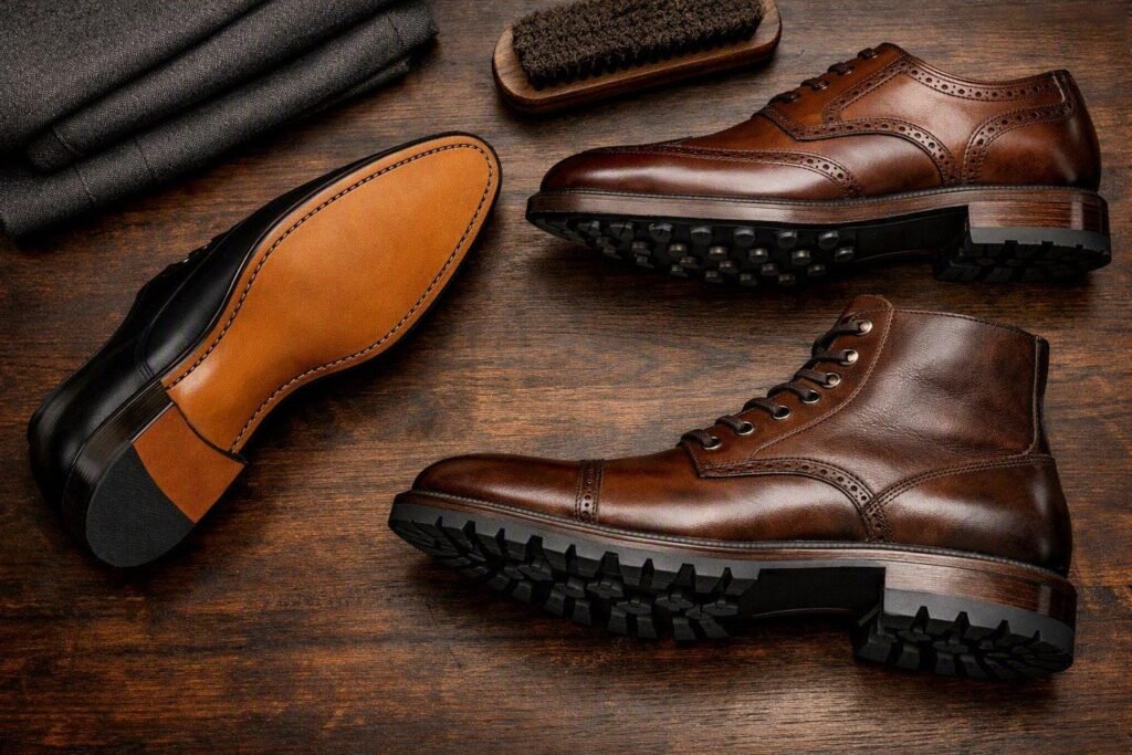 Bespoke shoe sole options for formal, urban and country wear